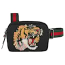 Gucci Embroidered Tiger Crossbody Bag