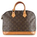 Louis Vuitton Brown Monogram Alma MM Handle Bag