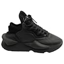 Y-3 Kaiwa Sneakers in Black Leather - Y3