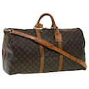 Louis Vuitton Monogram Keepall Bandouliere 60 Boston Bag M41412 LV Auth bs2336