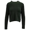 Sandro Paris Knitwear Pullover With Zip in Green Wool