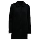 Simone Rocha Straight Coat in Black Polyester