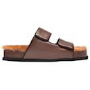 Sandales Dombai Sherling en Cuir Marron - Autre Marque