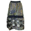 Blue Paisley Silk Maxi Skirt - Zimmermann