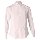 Brunello Cucinelli Tuxedo Shirt in White Cotton