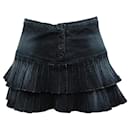 Denim Frill Mini Skirt - Bcbg Max Azria