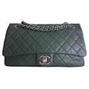 Chanel Classic green bag