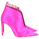 Sophia Webster Dina Boots in Pink Satin - Sophia webster