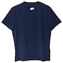 Prada Stretch T-Shirt in Navy Blue Cotton