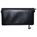 Ralph Lauren Clutch Bag in Black Leather
