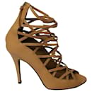 Isabel Marant Gladiator Stiletto Sandals in Nude Leather