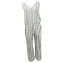 Lemlem Printed Sleeveless Easy Jumpsuit in White Cotton  - Autre Marque