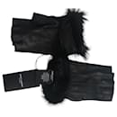 Saint Laurent leather gloves