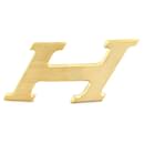 NEW HERMES H SPEED BELT BUCKLE 32MM BRUSHED GOLD METAL POLISHED BELT BUCKLE - Hermès