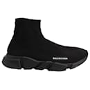 Balenciaga Speed Sneakers in Black Recycled Knit
