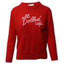 Kate Spade All Dolled Up Sweater in Red Wool