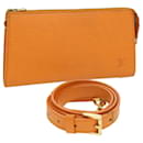 LOUIS VUITTON Epi Pochette Accessoires Pouch Orange Mandarin M5294H Auth 32411 - Louis Vuitton