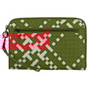 Bottega Veneta Interricato Leather Pouch Wallet