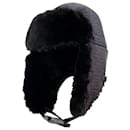 Padded Monogram Nylon Chapka Hat in Black - Balmain