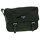 PRADA Shoulder Bag Nylon Khaki Auth ki2421 - Prada