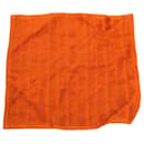 HERMES Towel cotton Orange Auth 32456 - Hermès