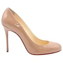 Christian Louboutin Fifi Pumps in Nude Patent Leather