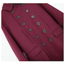 Dior Homme AW13 Burgundy Wool Coat