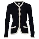 Vintage Black and White Cardigan - Chanel