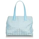 Chanel Blue New Travel Line Nylon Tote Bag