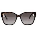 Givenchy Schildpatt-Sonnenbrille mit D-Rahmen aus braunem Azetat