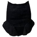 Isabel Marant Frye Ruffled Mini Skirt in Grey Virgin Wool