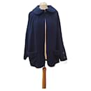 Fendi short cape style coat