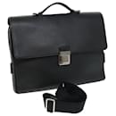 LOUIS VUITTON Taiga Vasili PM Business Bag Black M32640 LV Auth 32356a - Louis Vuitton