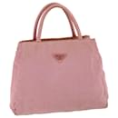 PRADA Hand Bag Nylon Pink Auth ar7799 - Prada