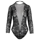 Sheer Embroidered Bodysuit - Autre Marque