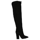Sergio Rossi Suede Over-The-Knee Boots