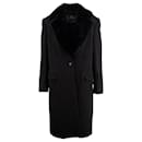 Unconditional London Black Overcoat - Autre Marque