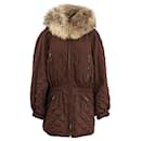 Hermès Quilted Jacket with Fox Fur