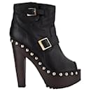 Buckled Ankle Boots With Platform - Jimmy Choo
