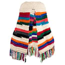 Fringed Knitted Poncho - Autre Marque