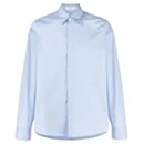 Blue Long Sleeve Cotton Shirt - Valentino