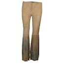 Roberto Cavalli Suede Pant with Crystals