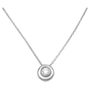 Chaumet chain and pendant model "Anneau" in white gold, diamond.