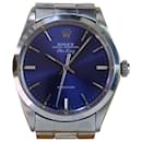 Rolex Vintage Airking Stainless Steel Rare Blue Dial 34mm watch