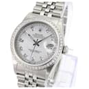 Rolex White Mop Mens Datejust Diamond Dial Diamond Bezel 36mm Watch 