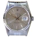 Rolex Datejust  16234 Silver Dial Fluted Bezel 36mm Watch 