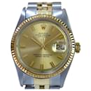 Rolex Mens Vintage Datejust Two-tone 36mm Champagne Dial