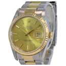 Rolex Champagne Datejust Dial Fluted Bezel 36mm ref