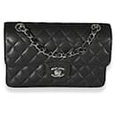 Chanel Black Quilted Caviar Small Classic Flap Bag 