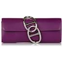 Hermes Purple Egee Clutch Bag - Hermès